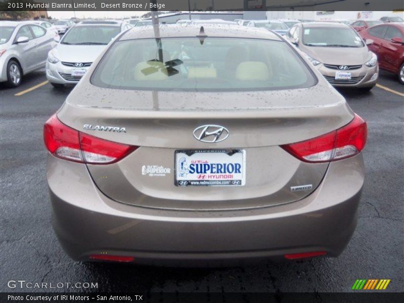 Desert Bronze / Beige 2013 Hyundai Elantra Limited