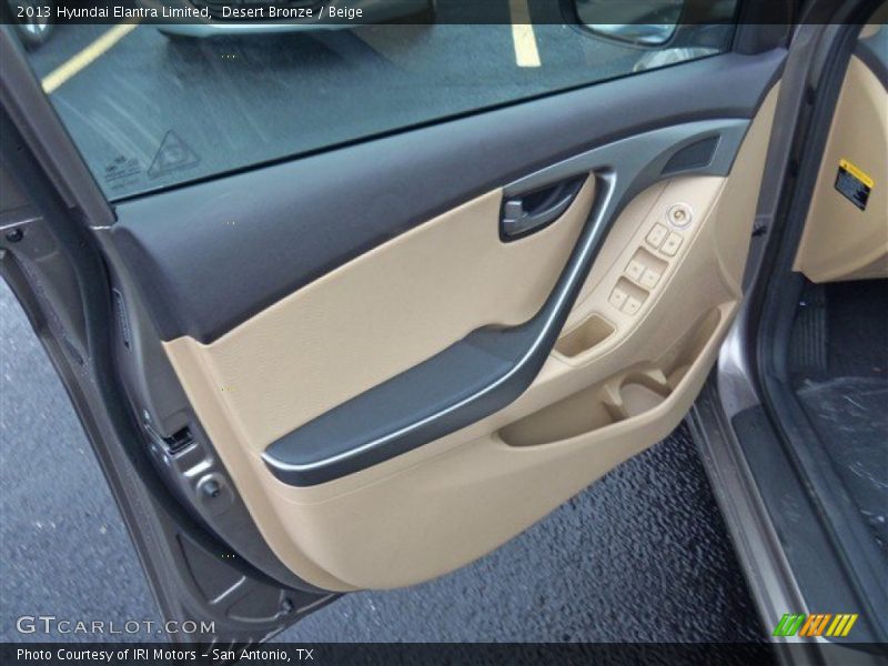 Desert Bronze / Beige 2013 Hyundai Elantra Limited
