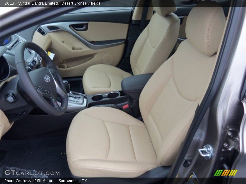 Desert Bronze / Beige 2013 Hyundai Elantra Limited