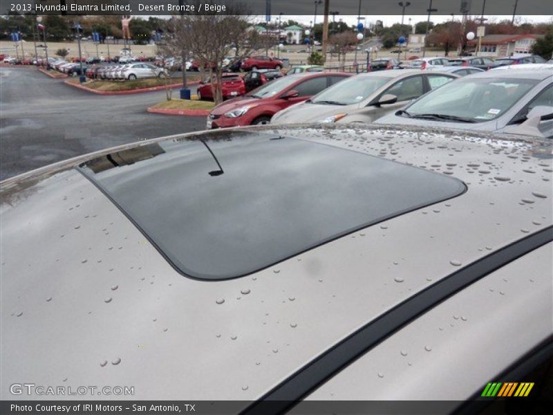 Desert Bronze / Beige 2013 Hyundai Elantra Limited