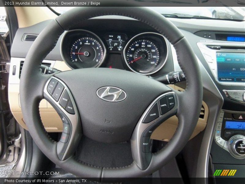 Desert Bronze / Beige 2013 Hyundai Elantra Limited