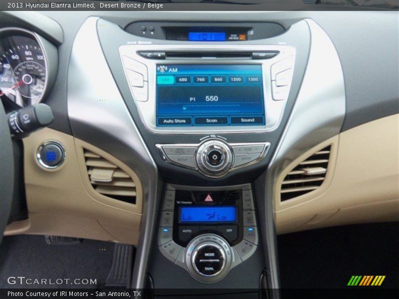 Desert Bronze / Beige 2013 Hyundai Elantra Limited