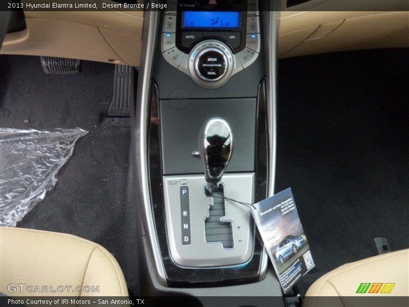 Desert Bronze / Beige 2013 Hyundai Elantra Limited