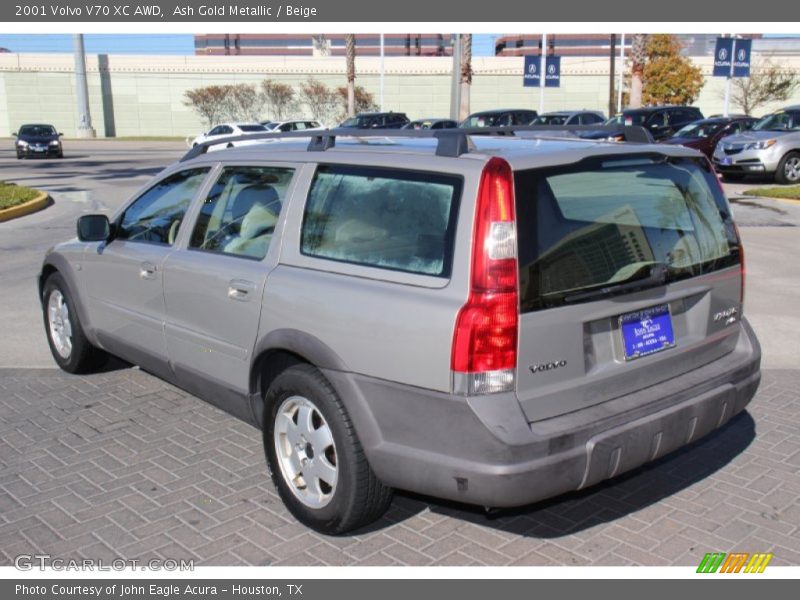 Ash Gold Metallic / Beige 2001 Volvo V70 XC AWD