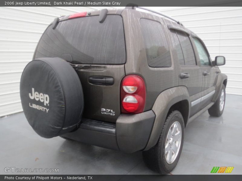 Dark Khaki Pearl / Medium Slate Gray 2006 Jeep Liberty Limited