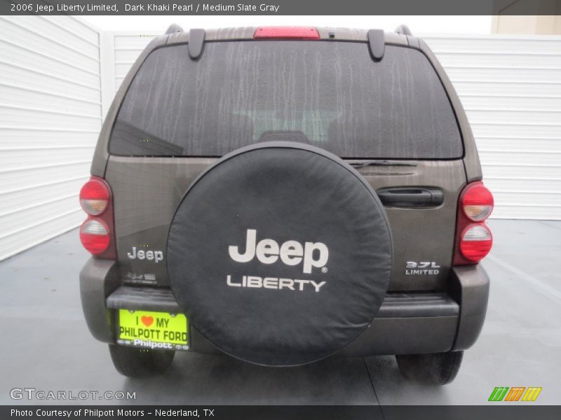 Dark Khaki Pearl / Medium Slate Gray 2006 Jeep Liberty Limited