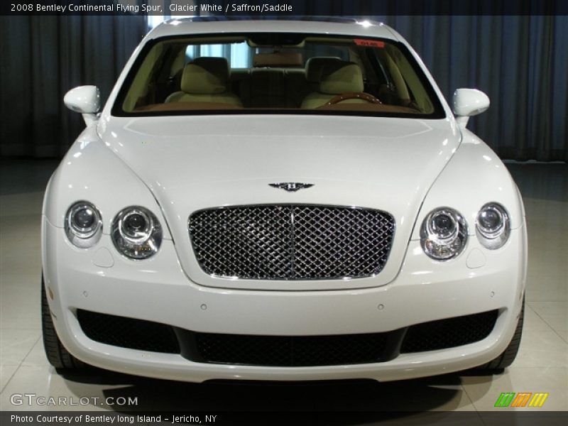 Glacier White / Saffron/Saddle 2008 Bentley Continental Flying Spur