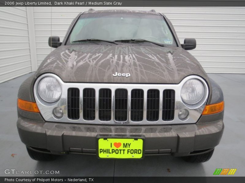 Dark Khaki Pearl / Medium Slate Gray 2006 Jeep Liberty Limited