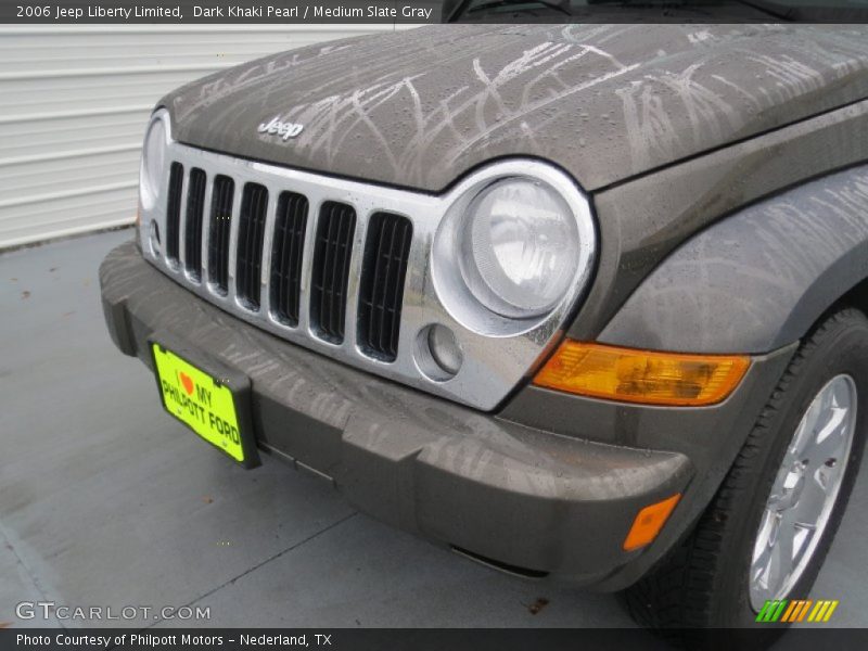 Dark Khaki Pearl / Medium Slate Gray 2006 Jeep Liberty Limited