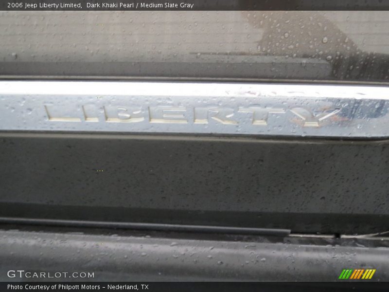 Dark Khaki Pearl / Medium Slate Gray 2006 Jeep Liberty Limited