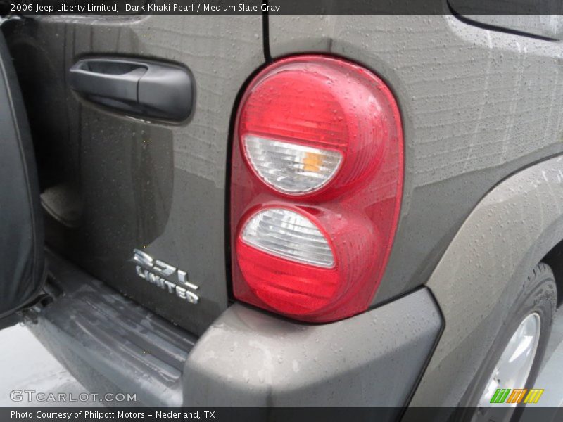 Dark Khaki Pearl / Medium Slate Gray 2006 Jeep Liberty Limited