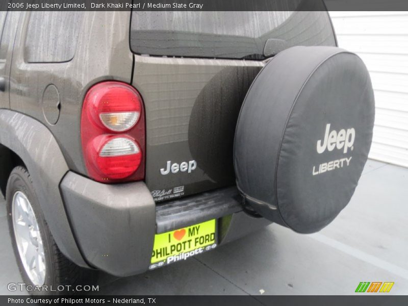 Dark Khaki Pearl / Medium Slate Gray 2006 Jeep Liberty Limited