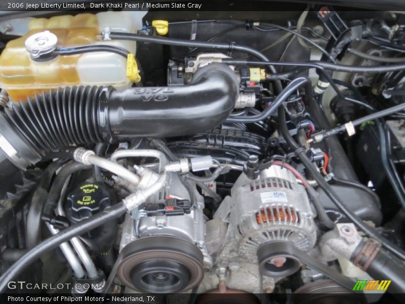 Dark Khaki Pearl / Medium Slate Gray 2006 Jeep Liberty Limited