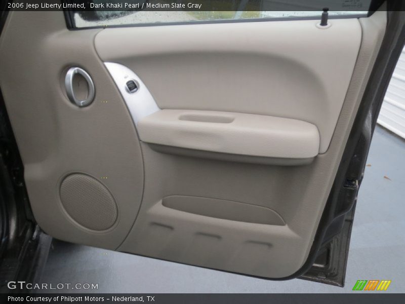 Dark Khaki Pearl / Medium Slate Gray 2006 Jeep Liberty Limited