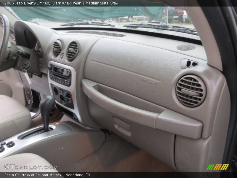 Dark Khaki Pearl / Medium Slate Gray 2006 Jeep Liberty Limited