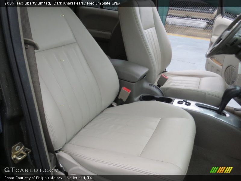 Dark Khaki Pearl / Medium Slate Gray 2006 Jeep Liberty Limited
