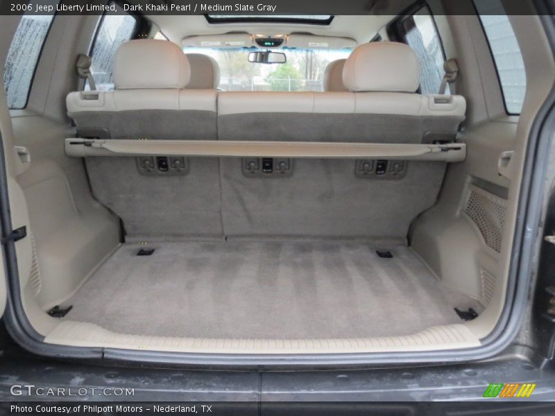 Dark Khaki Pearl / Medium Slate Gray 2006 Jeep Liberty Limited