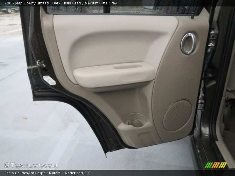 Dark Khaki Pearl / Medium Slate Gray 2006 Jeep Liberty Limited