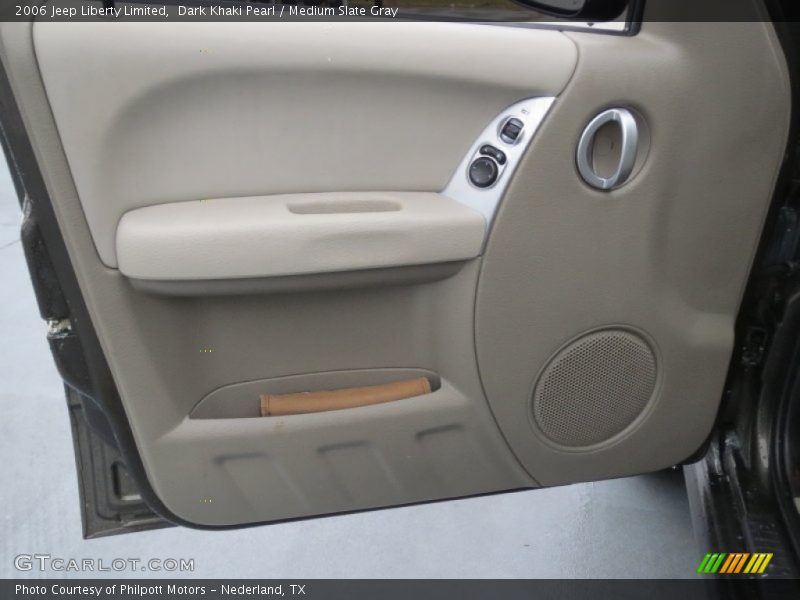 Dark Khaki Pearl / Medium Slate Gray 2006 Jeep Liberty Limited