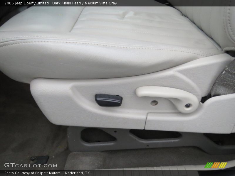 Dark Khaki Pearl / Medium Slate Gray 2006 Jeep Liberty Limited