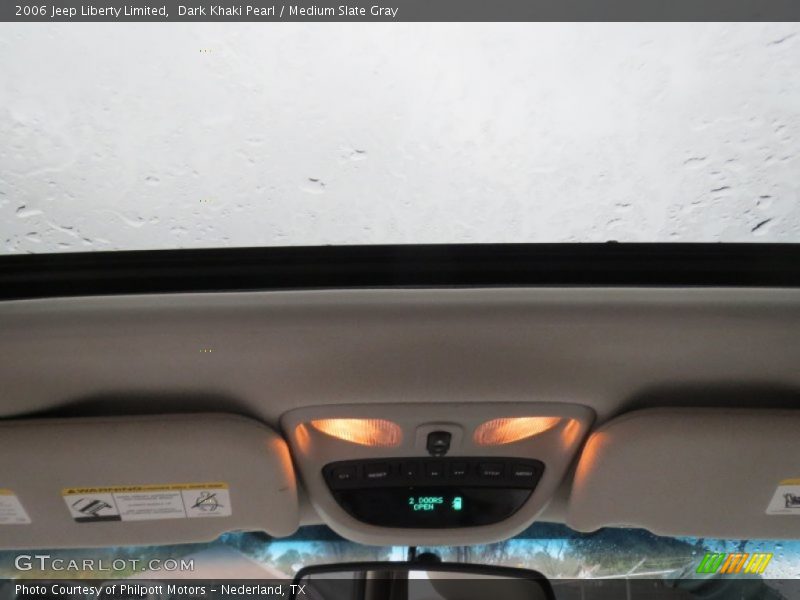 Dark Khaki Pearl / Medium Slate Gray 2006 Jeep Liberty Limited