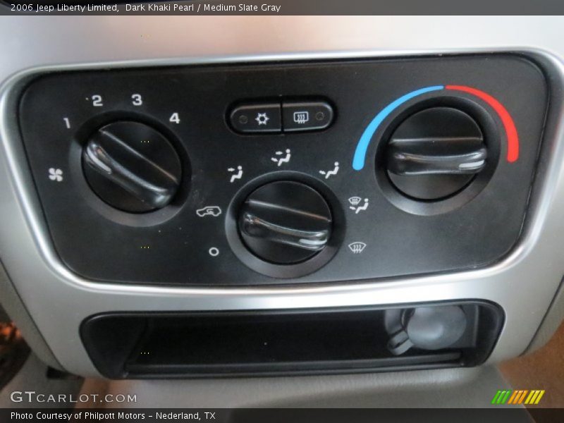 Dark Khaki Pearl / Medium Slate Gray 2006 Jeep Liberty Limited