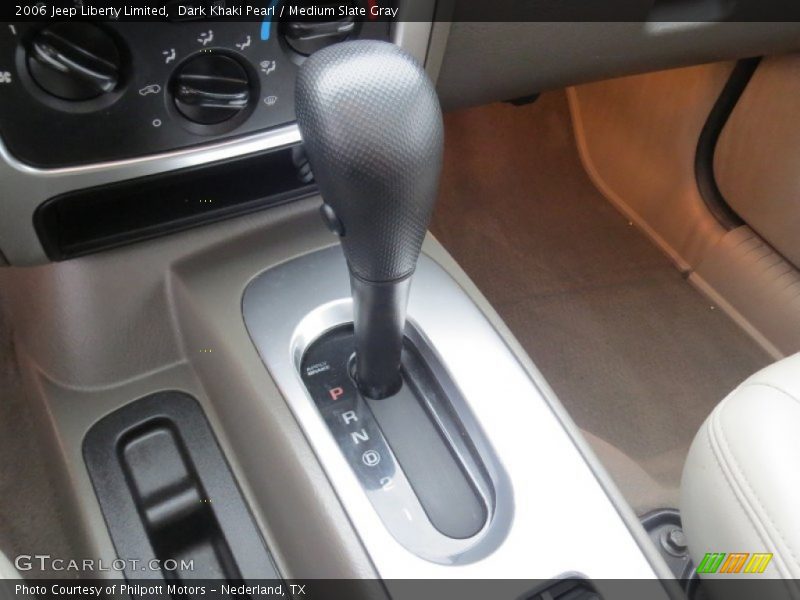 Dark Khaki Pearl / Medium Slate Gray 2006 Jeep Liberty Limited