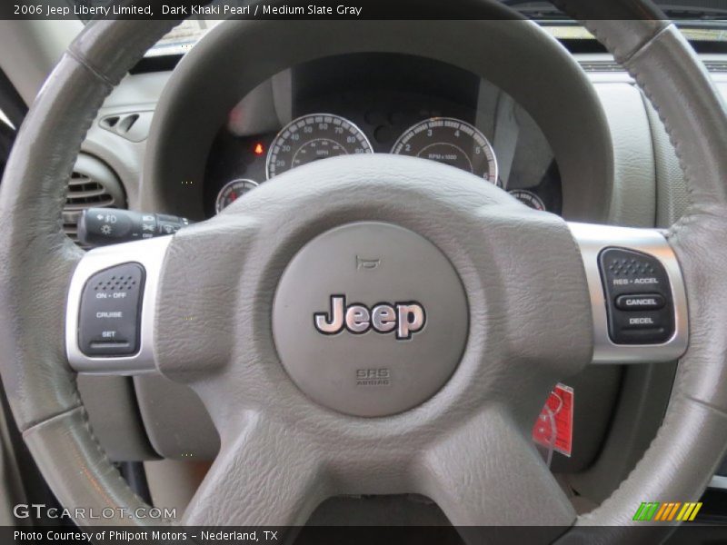 Dark Khaki Pearl / Medium Slate Gray 2006 Jeep Liberty Limited