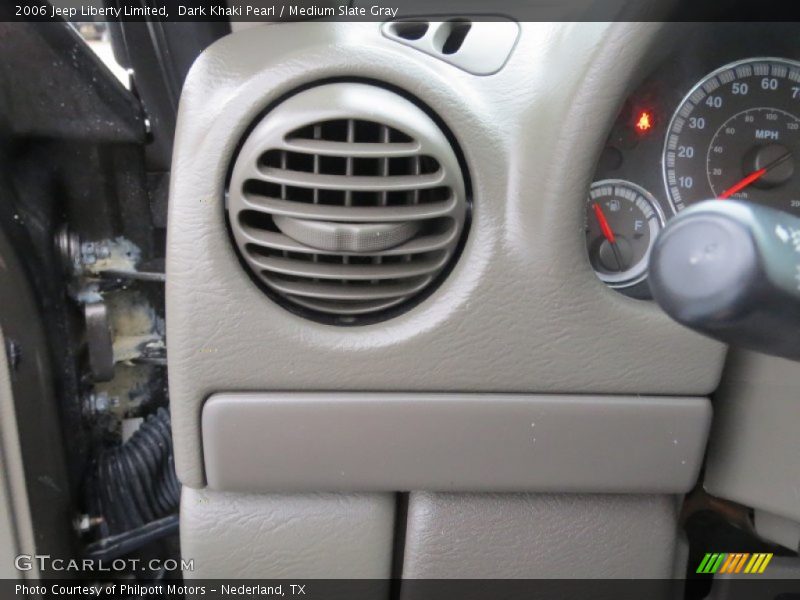 Dark Khaki Pearl / Medium Slate Gray 2006 Jeep Liberty Limited