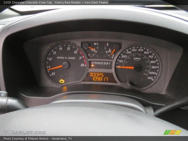 Cherry Red Metallic / Very Dark Pewter 2006 Chevrolet Colorado Crew Cab