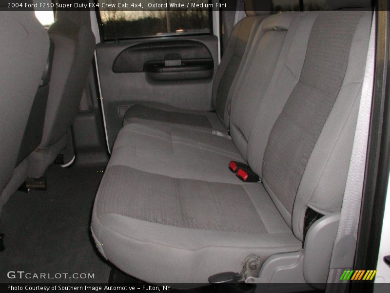 Oxford White / Medium Flint 2004 Ford F250 Super Duty FX4 Crew Cab 4x4