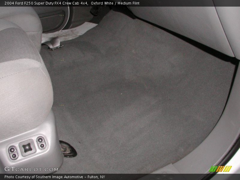 Oxford White / Medium Flint 2004 Ford F250 Super Duty FX4 Crew Cab 4x4