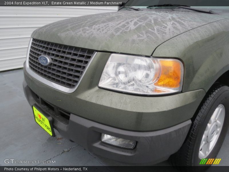 Estate Green Metallic / Medium Parchment 2004 Ford Expedition XLT