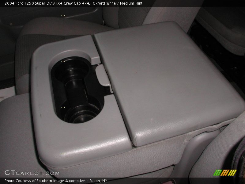 Oxford White / Medium Flint 2004 Ford F250 Super Duty FX4 Crew Cab 4x4