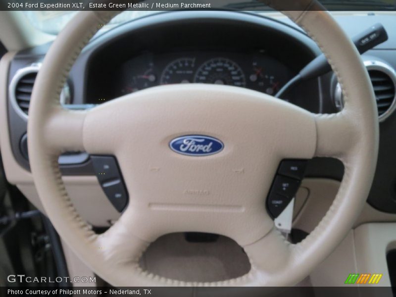 Estate Green Metallic / Medium Parchment 2004 Ford Expedition XLT