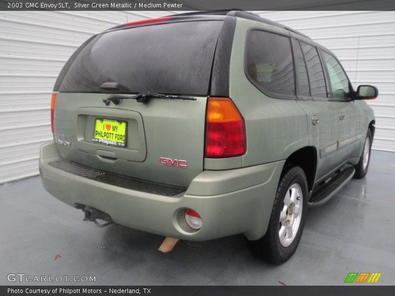 Silver Green Metallic / Medium Pewter 2003 GMC Envoy SLT