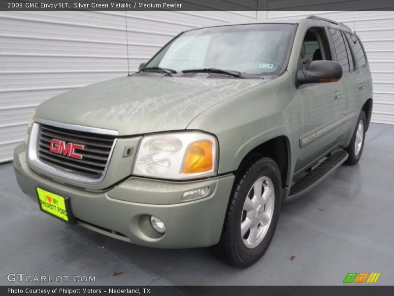 Silver Green Metallic / Medium Pewter 2003 GMC Envoy SLT