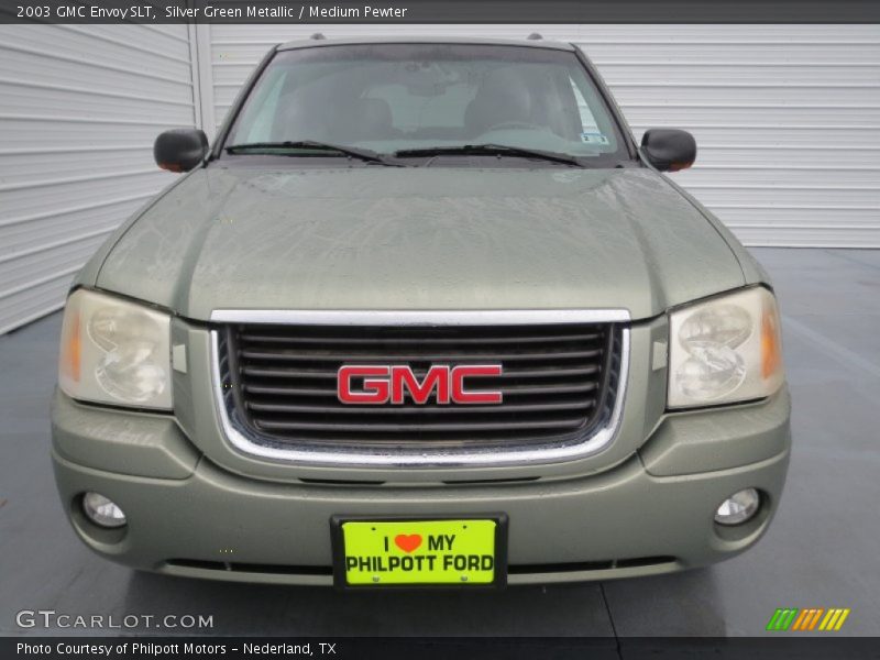 Silver Green Metallic / Medium Pewter 2003 GMC Envoy SLT