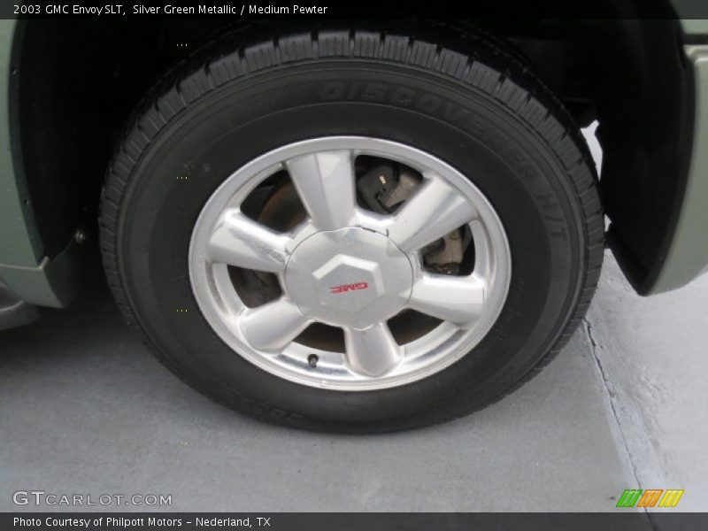 Silver Green Metallic / Medium Pewter 2003 GMC Envoy SLT