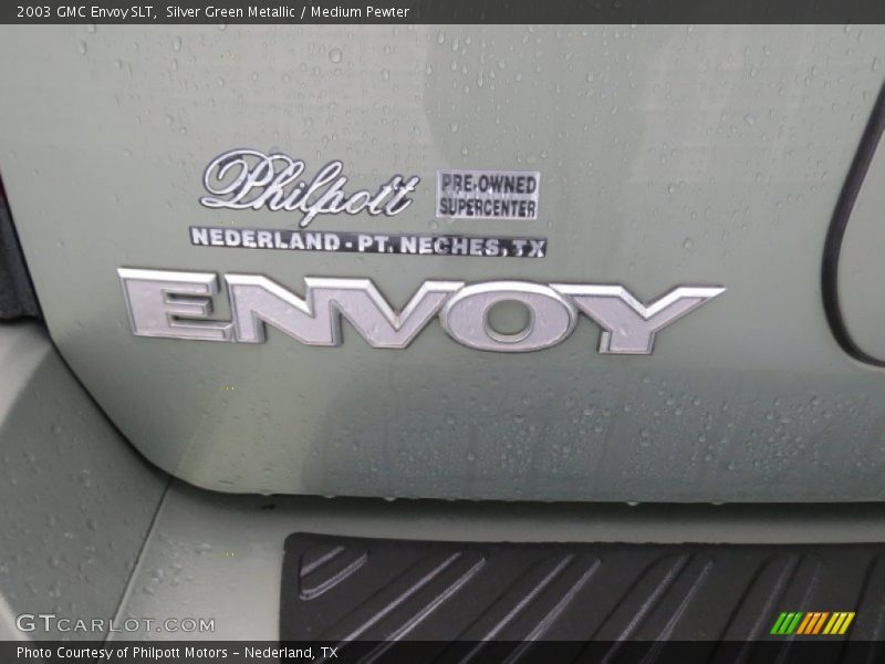 Silver Green Metallic / Medium Pewter 2003 GMC Envoy SLT