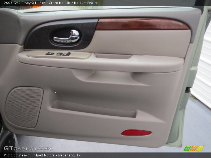 Silver Green Metallic / Medium Pewter 2003 GMC Envoy SLT