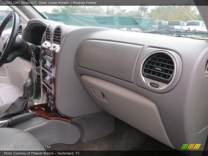 Silver Green Metallic / Medium Pewter 2003 GMC Envoy SLT