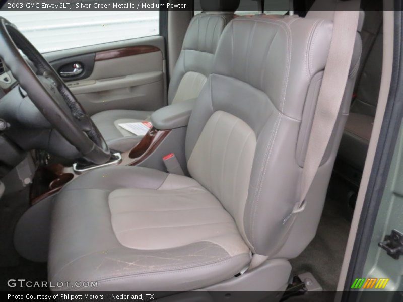 Silver Green Metallic / Medium Pewter 2003 GMC Envoy SLT