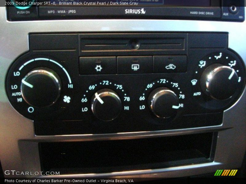 Controls of 2009 Charger SRT-8