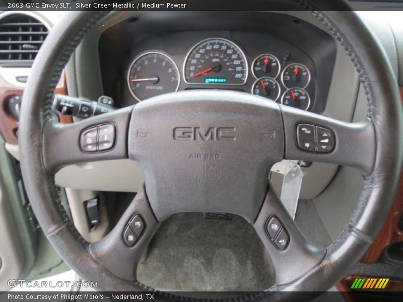 Silver Green Metallic / Medium Pewter 2003 GMC Envoy SLT
