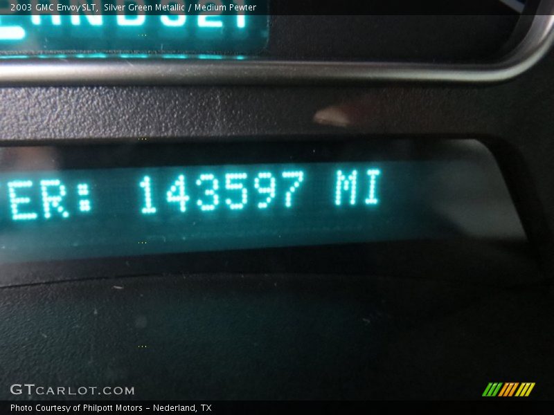 Silver Green Metallic / Medium Pewter 2003 GMC Envoy SLT