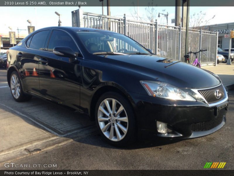 Obsidian Black / Black 2010 Lexus IS 250 AWD