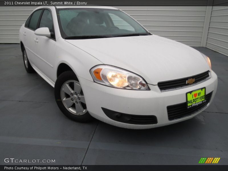Summit White / Ebony 2011 Chevrolet Impala LT