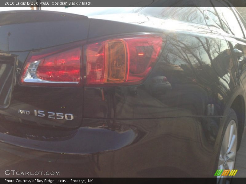Obsidian Black / Black 2010 Lexus IS 250 AWD