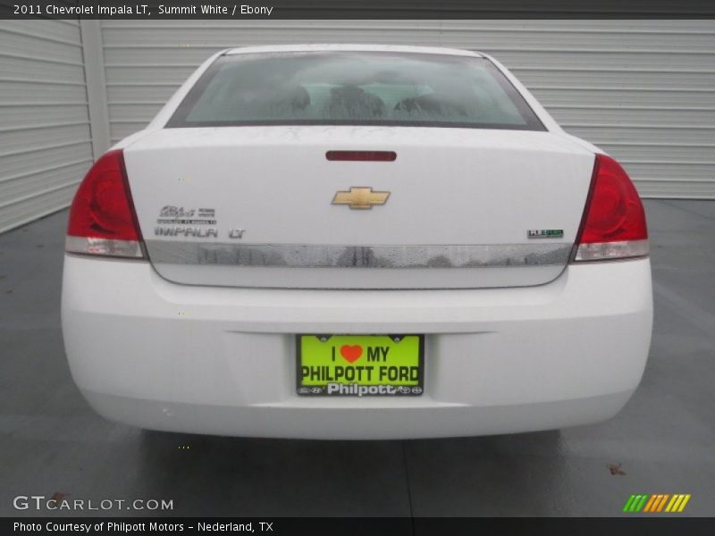 Summit White / Ebony 2011 Chevrolet Impala LT